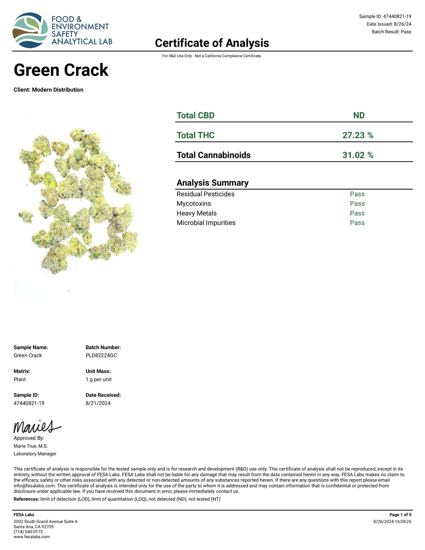 Green Crack Indoor Boutique THCa Flower - Sativa