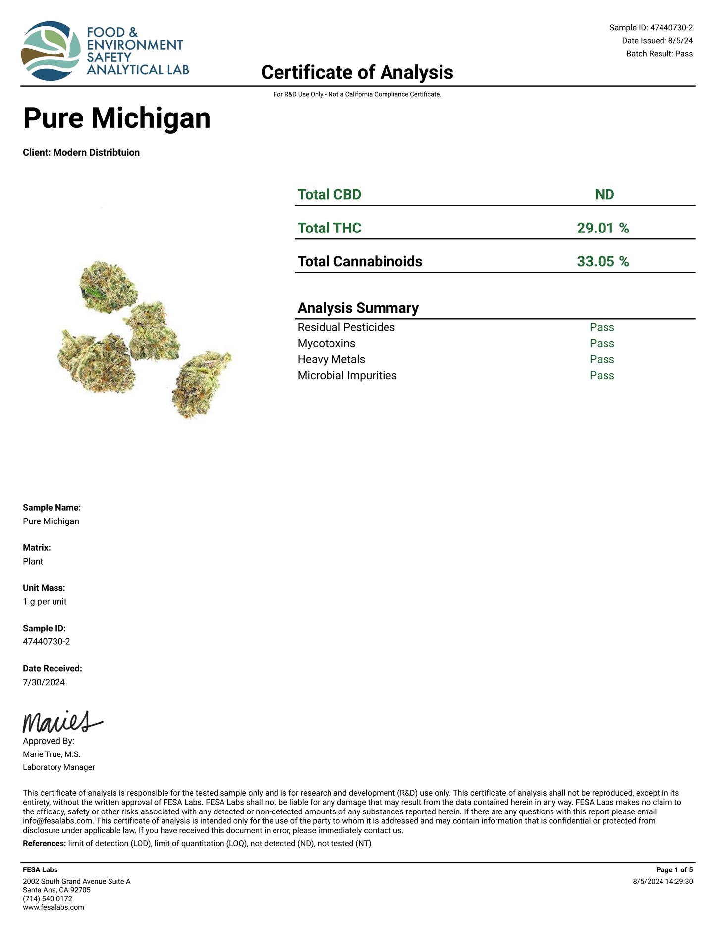 Pure Michigan AAAA+ Exotic THCa Flower - Hybrid