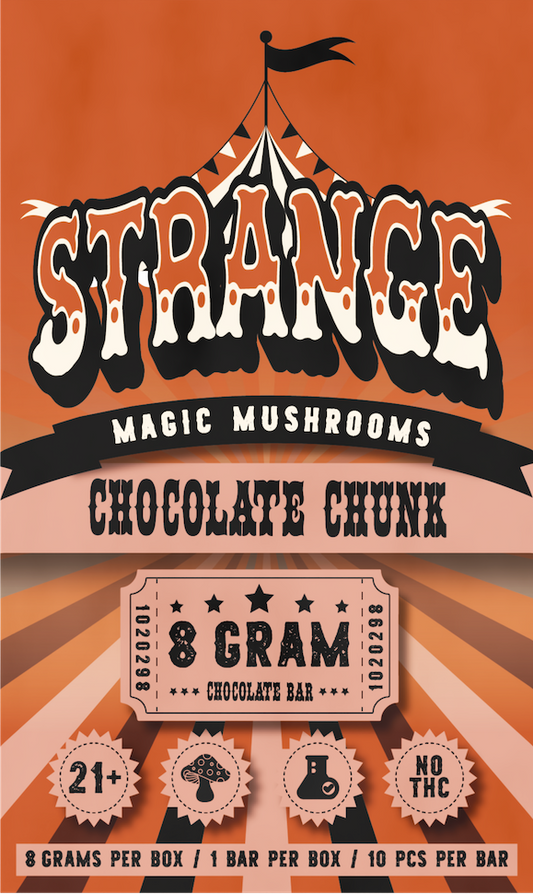 Strange - Mushrooms 8 Gram Chocolate Bar