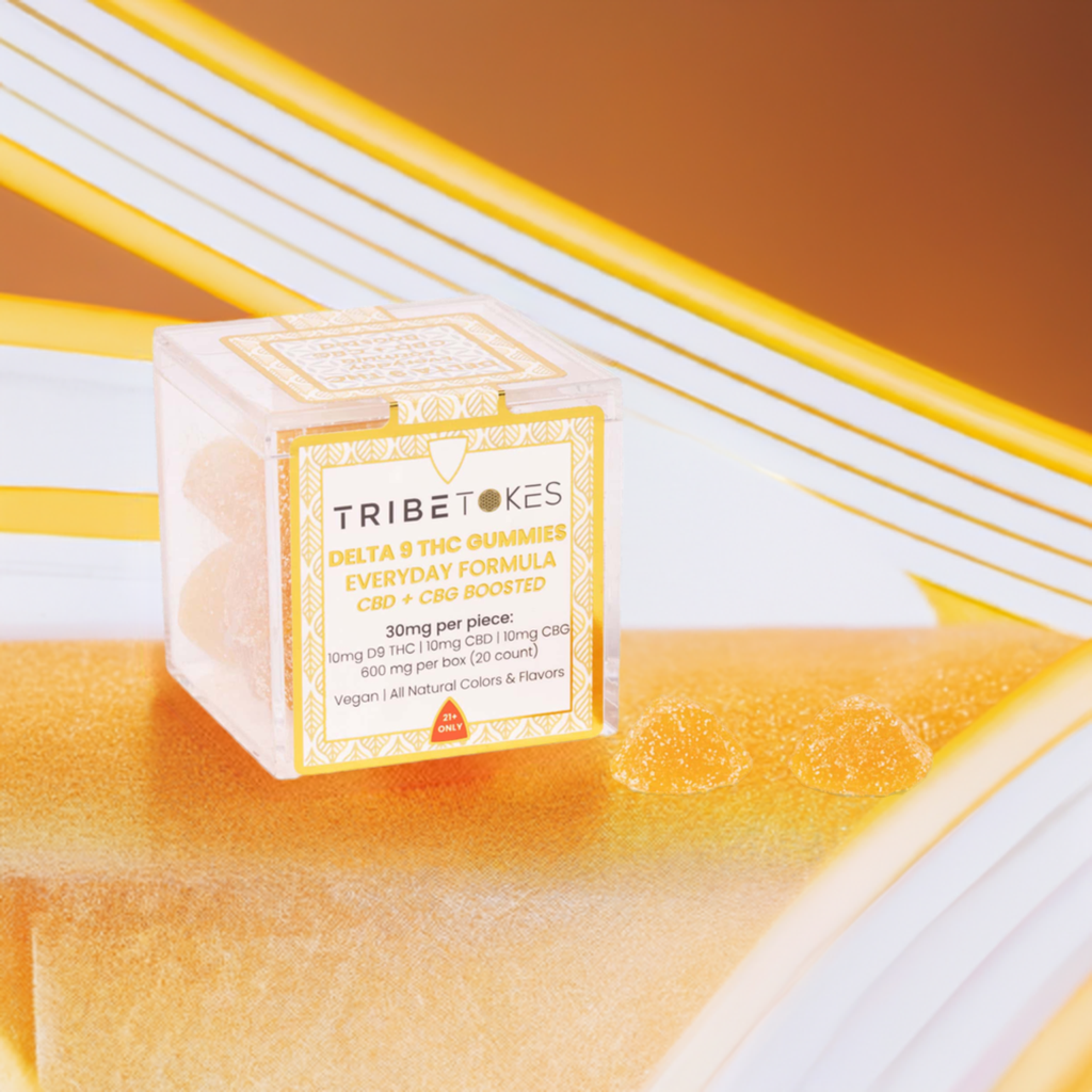 Tribe Tokes - Delta 9 THC Gummies | CBD + CBG Boosted | Tangerine