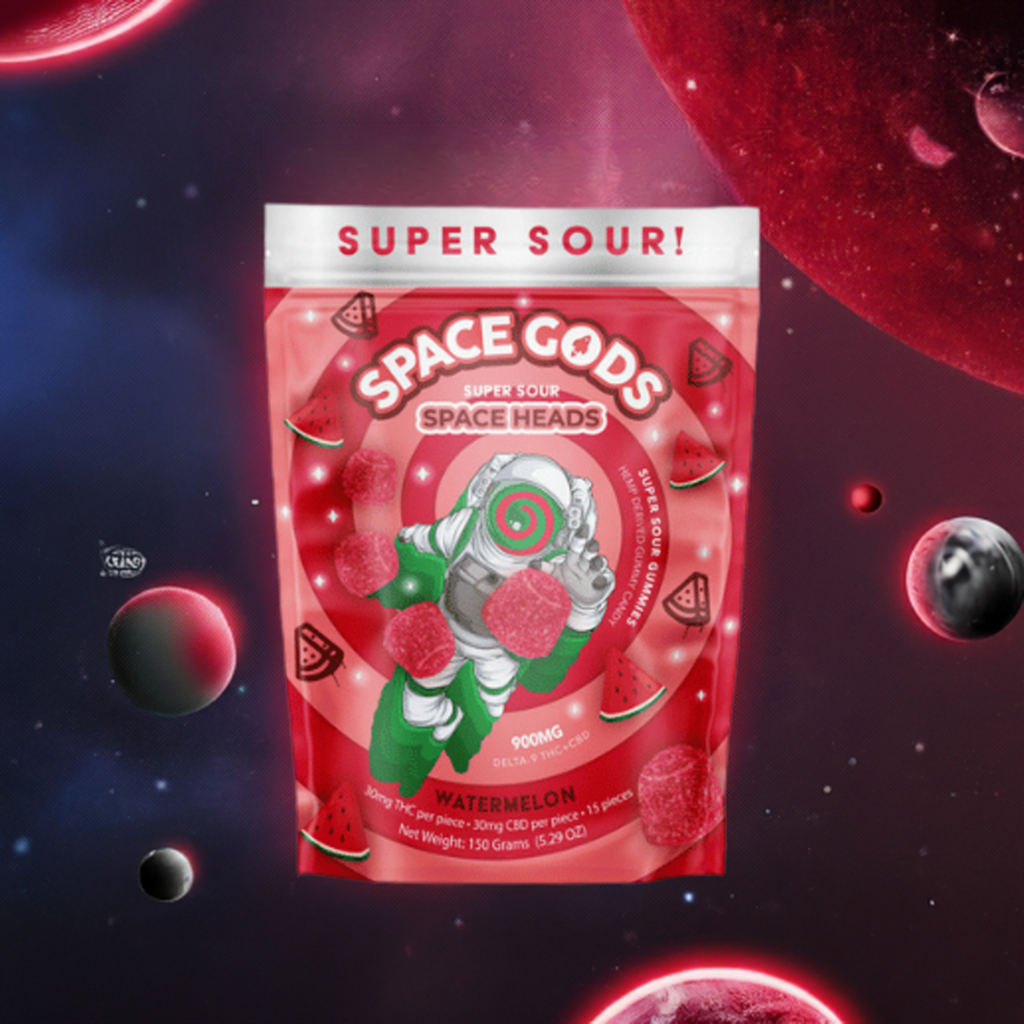 Space Gods - Sour Space Heads Gummies - CBD + Delta 9 THC - Space Gods - Sky High West Chester cincinnati