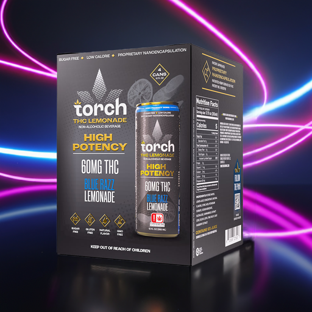 Torch 60MG High Potency 4PK THC Seltzers (Pick Up and Local Delivery Only)