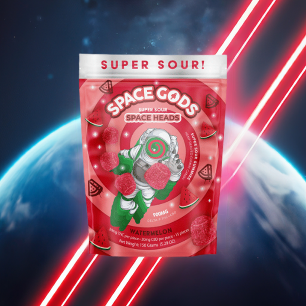 Space Gods - Sour Space Heads Gummies - CBD + Delta 9 THC - Space Gods - Sky High West Chester cincinnati